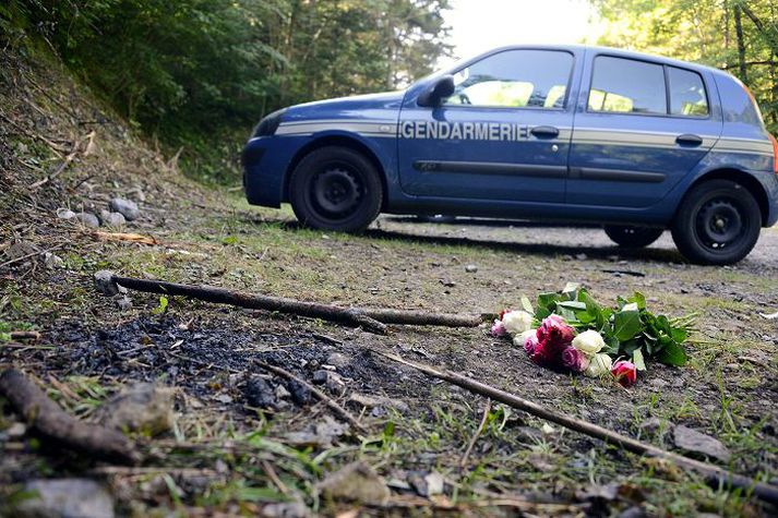 Morðstaðurinn í Frönsku ölpunum Tvær breskar stúlkur, sjö og fjögurra ára, lifðu skotárásina af.
nordicphotos/AFP