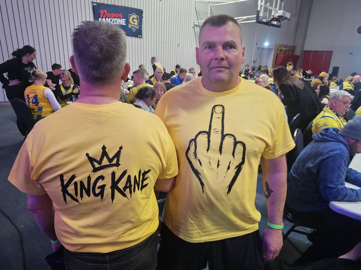 DeAndre Kane á dygga aðdáendur í Grindavík enda einum sigri frá því að færa Grindvíkingum Íslandsmeistaratitilinn.