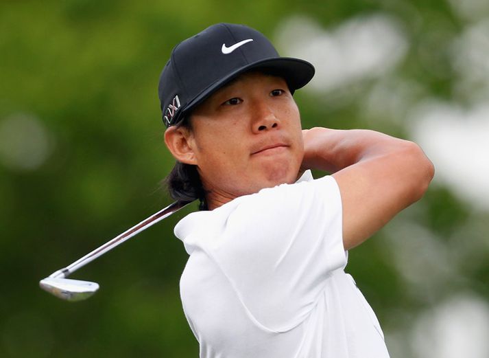 Anthony Kim í sínu síðasta móti árið 2012.