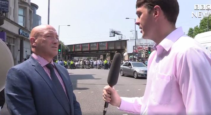 Chris Phillips í viðtali við BBC.