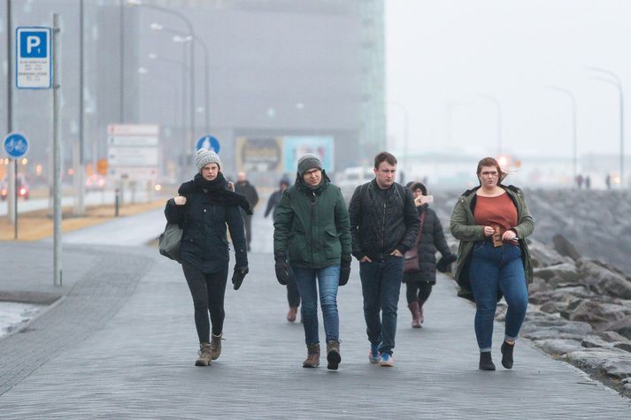 Hiti á landinu verður á bilinu fimm til ellefu stig.