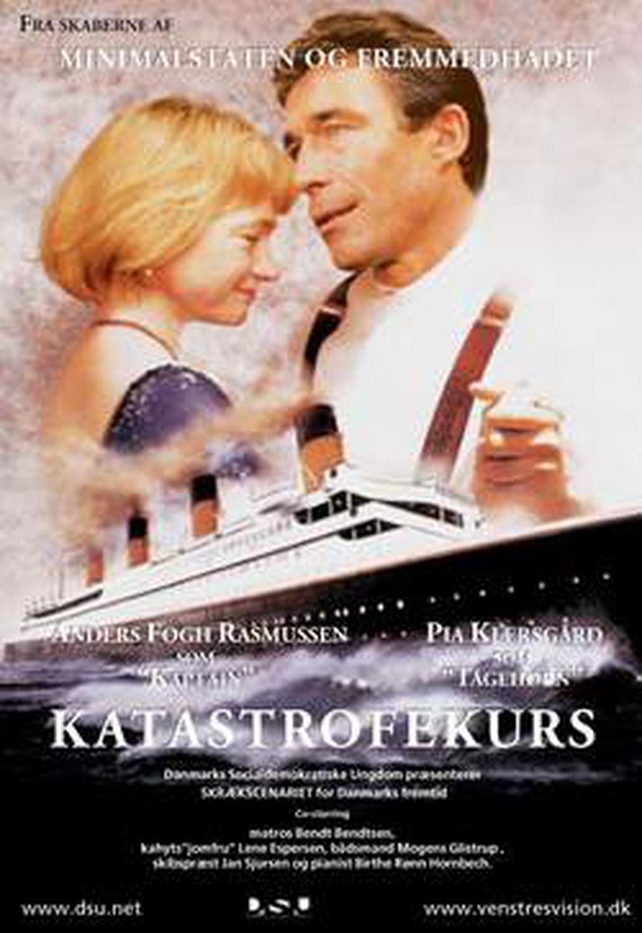 Kjærsgård og Rasmussen í Titanic.