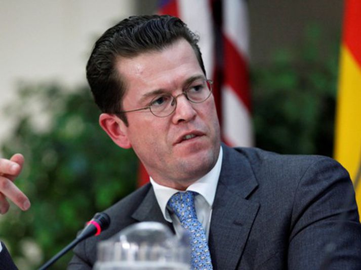 Karl-Theodor zu Guttenberg, varnarmálaráðherra Þýskalands.