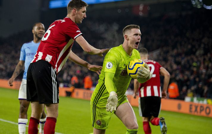 Dean Henderson hefur farið mikinn í liði Sheffield United á leiktíðinni. 