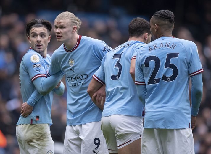 Manchester City tekur á móti Leipzig í Meistaradeild Evrópu í kvöld.