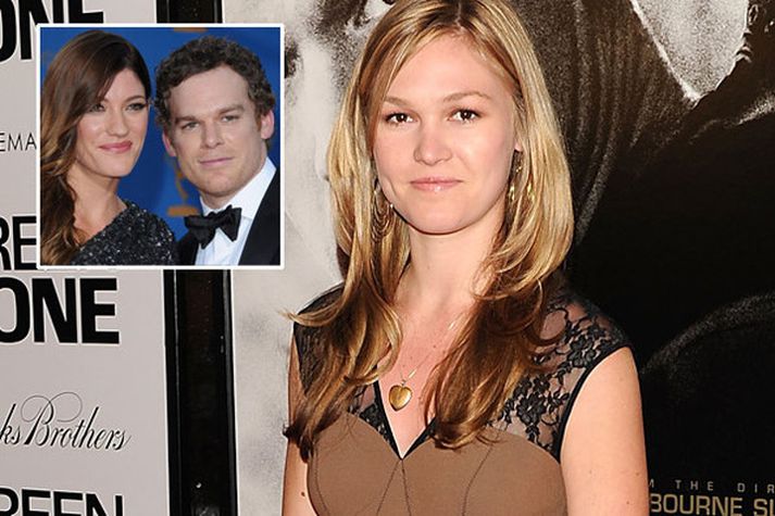 Michael C. Hall, sem fer með hlutverk Dexters í samnefndum sjónvarpsþáttum, er orðaður við leikkonuna Juliu Stiles.  nordicphotos/getty