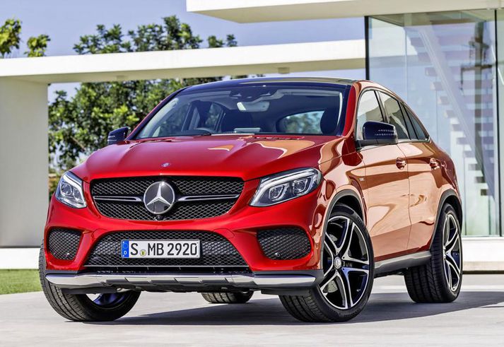 Mercedes Benz GLE Coupe mun fást í mörgum útfærslum.