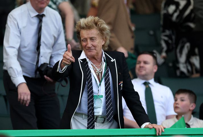 Sir Rod Stewart er einn þekktasti stuðningsmaður Celtic.
