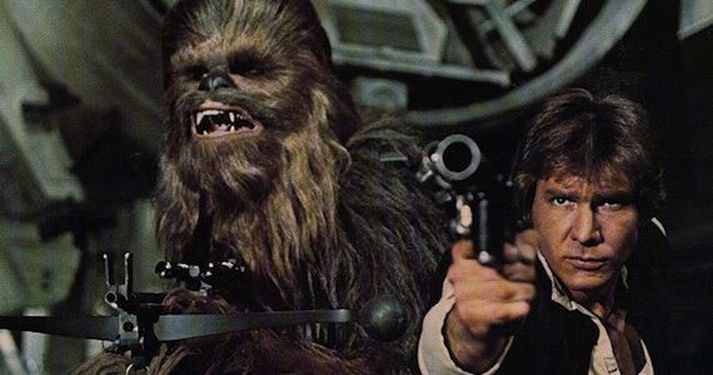 Harrison Ford var 35 ára þegar fyrsta Star Wars-myndin kom út.