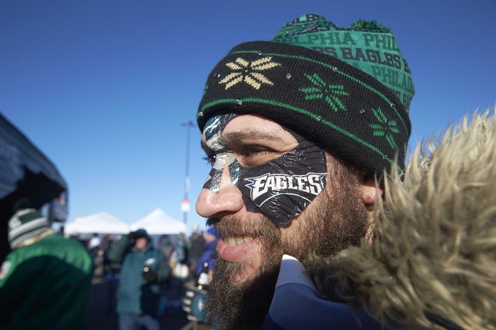 Stuðningsmaður Philadelphia Eagles. Myndin tengist ekki fréttinni beint.