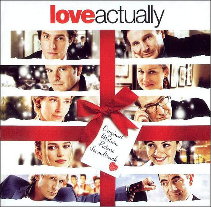 í skemmtilegum stíl Plaköt kvikmyndanna Holiday, Love Actually, og Desember eru í skemmtilega líkum stíl.