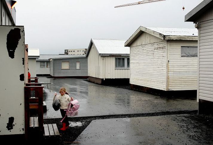 Í fyrra hófst kennsla í fyrsta hluta nýrrar byggingar í Sæmundarskóla. Kennsla hefst í þremur nýjum skólabyggingum í haust, þar á meðal í Sæmundarskóla. Fréttablaðið/gva