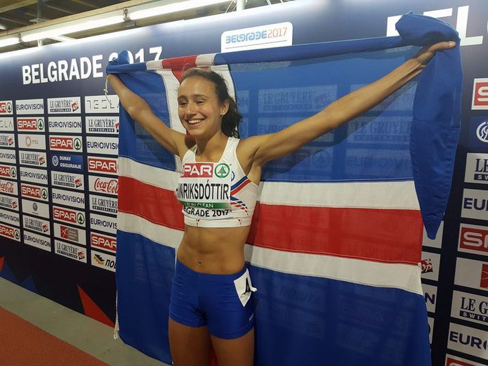 Aníta Hinriksdóttir hljóp á 2:03,78 en Íslandsmet hennar er 2:00,14.