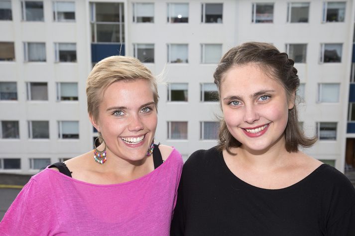 Hrefna Sigurðardóttir og Birta Rós Brynjólfsdóttir