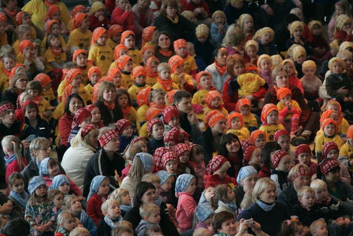 Leikskólabörn hafa aldrei verið fleiri samkvæmt tölum Hagstofunnar. Mynd/ Vilhelm.