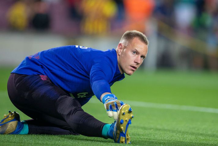 Marc-Andre Ter Stegen er ekki sáttur við að sitja endalaust á bekknum með þýska landsliðinu