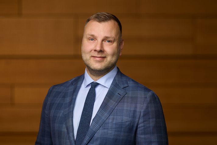 Helgi F. Margeirsson, nýr útibússtjóri Landsbankans á Sauðárkróki.