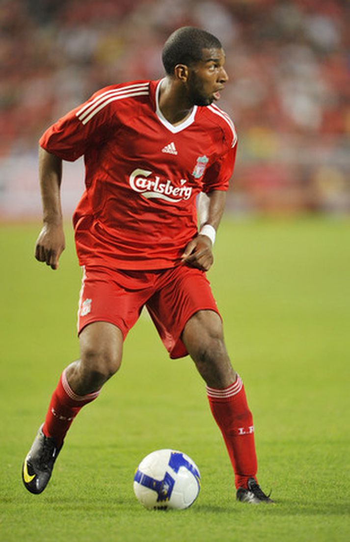 Ryan Babel í leik með Liverpool.