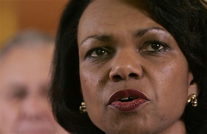 Condoleezza Rice, utanríkisráðherra Bandaríkjanna.