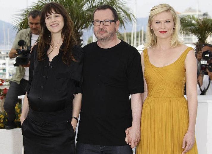Lars Von Trier hefur haft það fyrir sið að koma á kvikmyndahátíðina í Cannes og hneyksla fólk með annaðhvort myndum sínum eða yfirlýsingum. Hann lét orðin nægja að þessu sinni.Nordic Photos/Getty Images