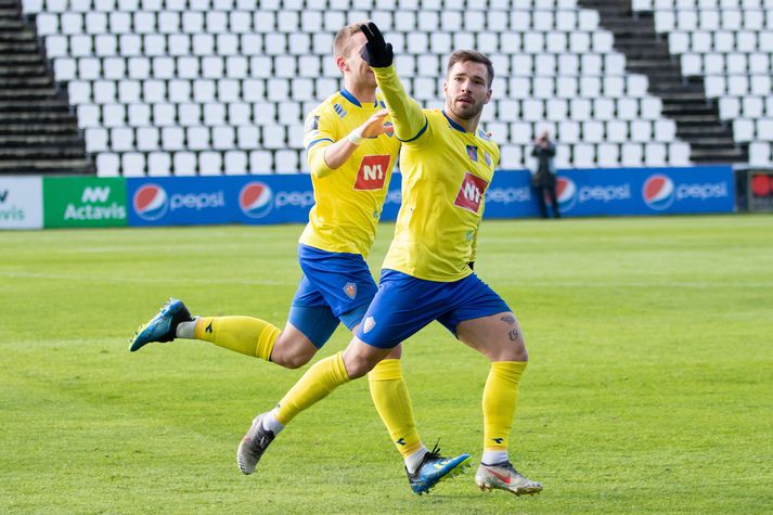 Hallgrímur Mar Steingrímsson skoraði í kvöld.
