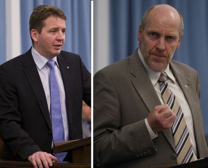 Guðlaugur Þór og Steingrímur.