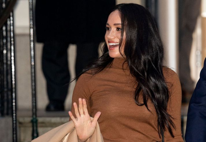 Meghan Markle, hertogaynjan af Sussex, er snúin aftur til Kanada eftir stutt stopp í Bretlandi.