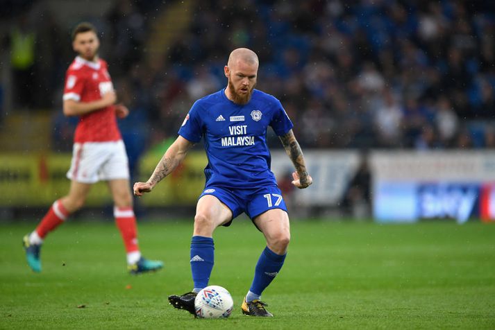 Aron Einar Gunnarsson mun spila með Cardiff í ensku úrvalsdeildinni á næsta tímabili.