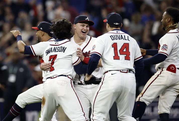 Atlanta Braves komust í úrslit í nótt