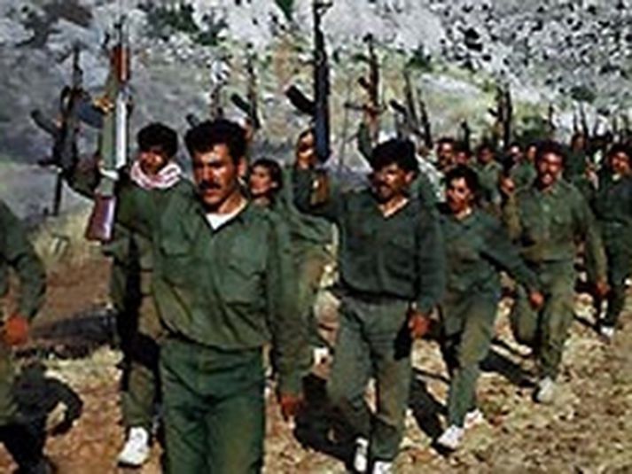 Kúrdískir skæruliðar.