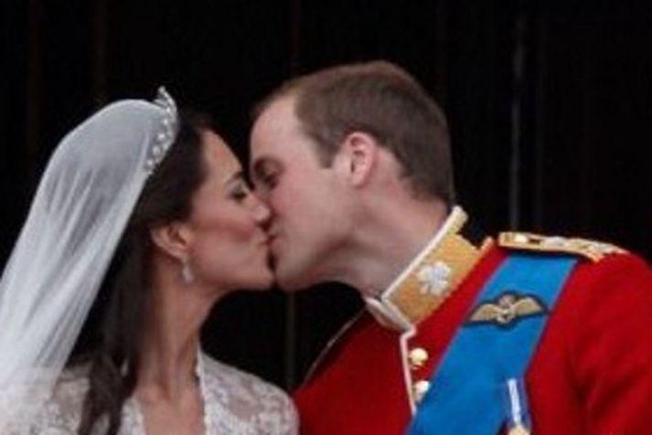 Það stendur til að opna sýningu um brúðkaup Vilhjálms og Katrínar. Mynd/ Getty.