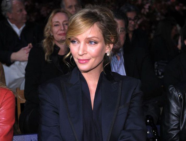 Uma Thurman fékk dynjandi lófaklapp í Svíþjóð.