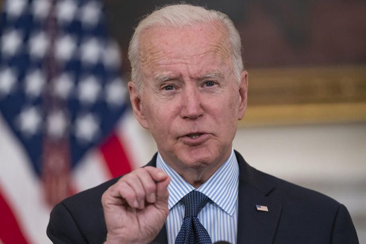 Biden hafði áður boðað að daglegt líf yrði komið í fastar skorður 4. júlí.