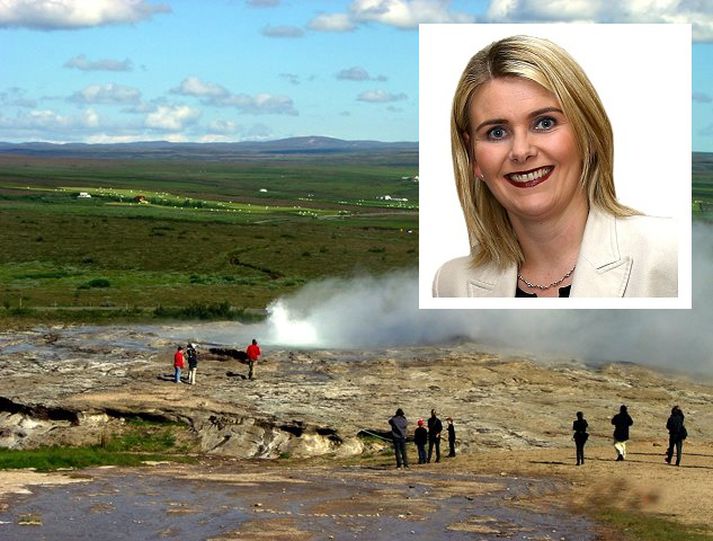Ragnheiður Elín vill tað gjaldtakan á helstu ferðamannastöðum verði komin á fyrir næsta sumar