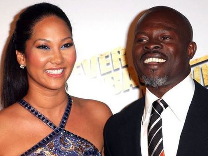 Kimora Lee Simmons og Djimon Honsou.