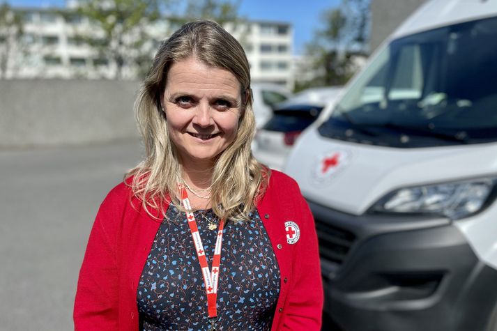 Marín Þórsdóttir deildarstjóri hjá Rauða krossinum segir áríðandi að koma rýminu aftur upp. 