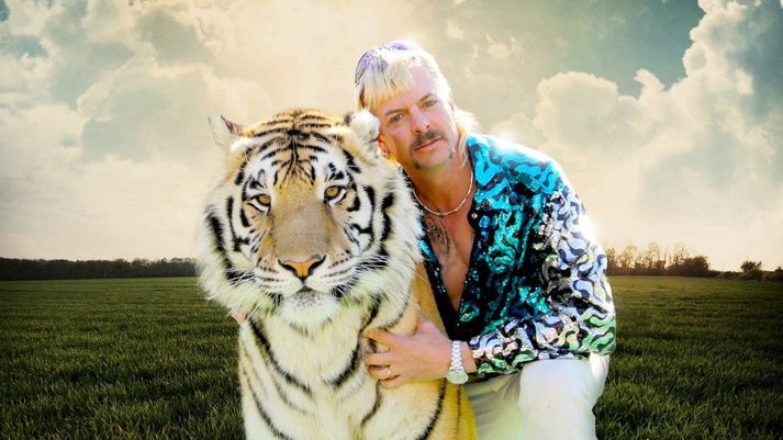 Joe Exotic afplánar nú 22 ára fangelsisdóm í Fort Worth í Texas.