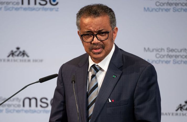 Tedros Adhanom Ghebreyesus, forstjóri WHO, er kominn í sóttkví.