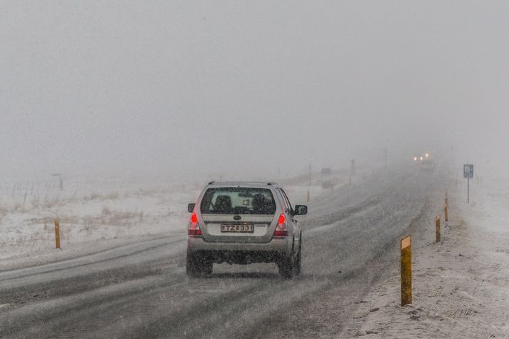 Veðrið hefur ekki alveg sagt skilið við Austurland.