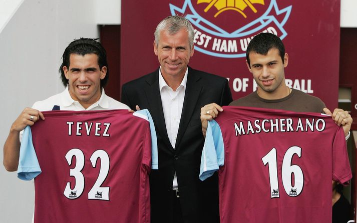 Masch og Tev er þeir komu til West Ham.