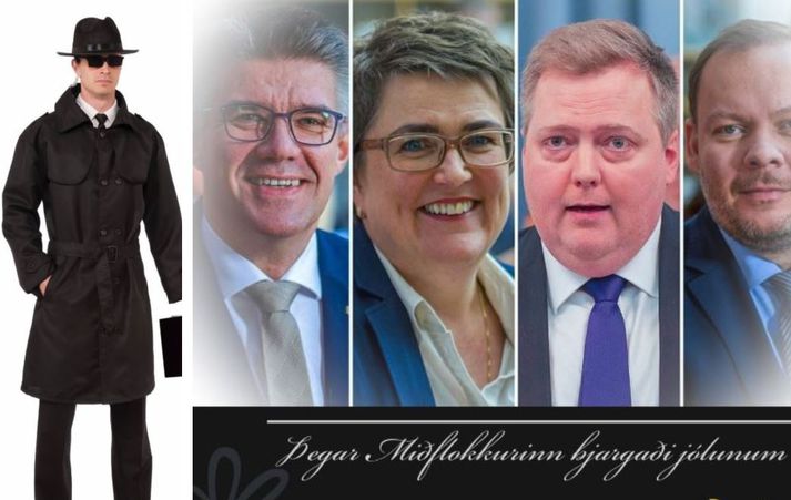 Fjórir þingmenn Miðflokksins og tveir úr Flokki fólksins eru á milli tannanna á fólki.