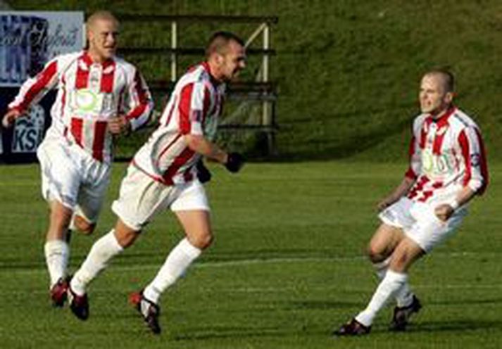 Magnús Már var maður leiksins á Valbjarnarvelli.