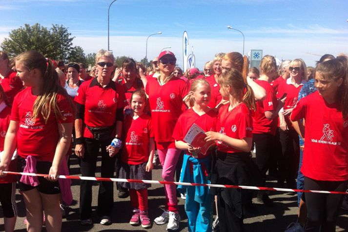 Dorrit var á meðal þeirra fyrstu sem lögðu af stað.