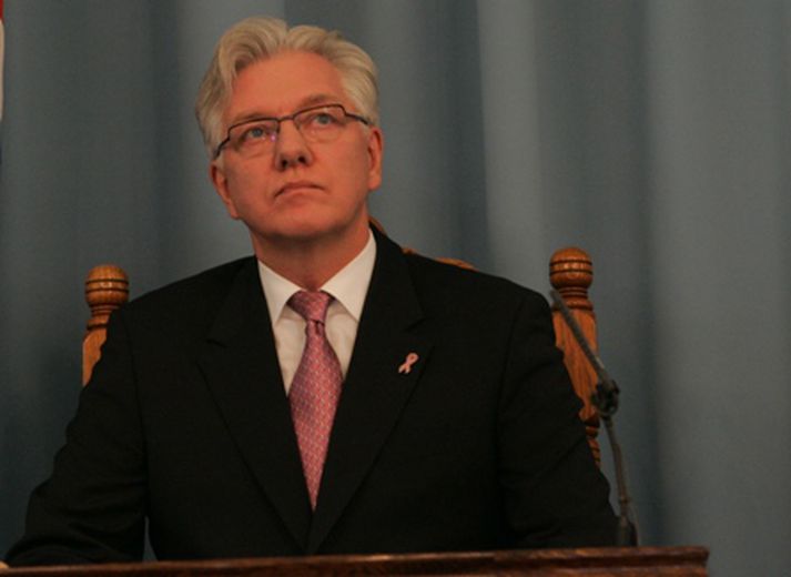 Sturla Böðvarsson sat á forsetastóli.