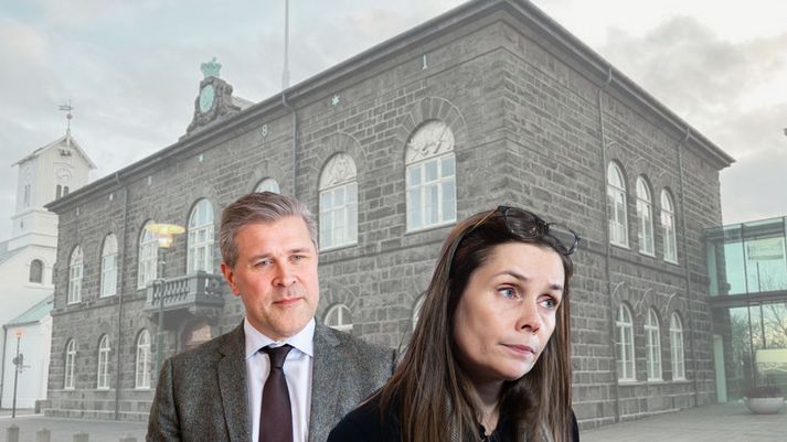 Bjarni Benediktsson fjármála- og efnahagsráðherra og Katrín Jakobsdóttir forsætisráðherra.