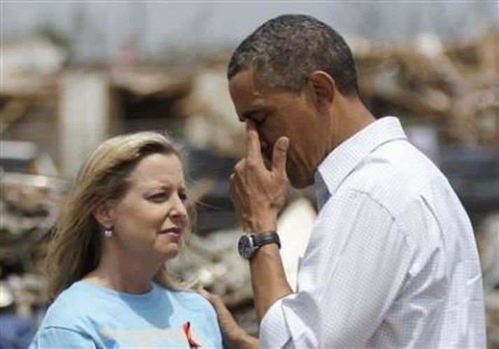 Obama í Oklahoma.