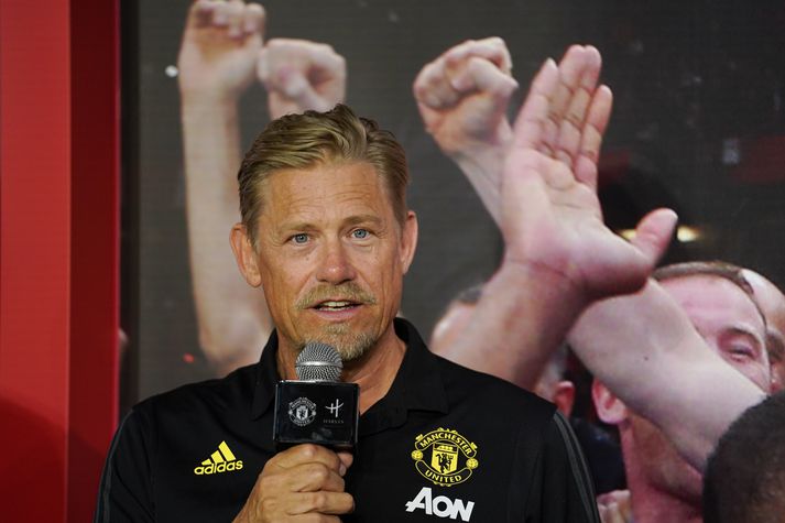 Peter Schmeichel, goðsögn hjá Man. Utd.