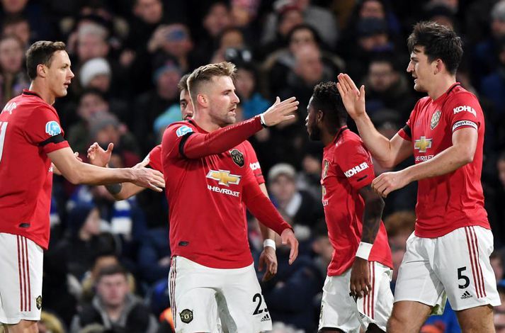 Harry Maguire var gerður að fyrirliða Manchester United á fyrsta tímabili sínu hjá liðinu.