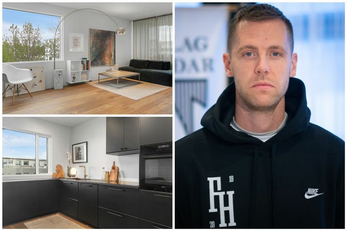 Heimili Kjartans og Helgu er innréttað á smekklegan máta.