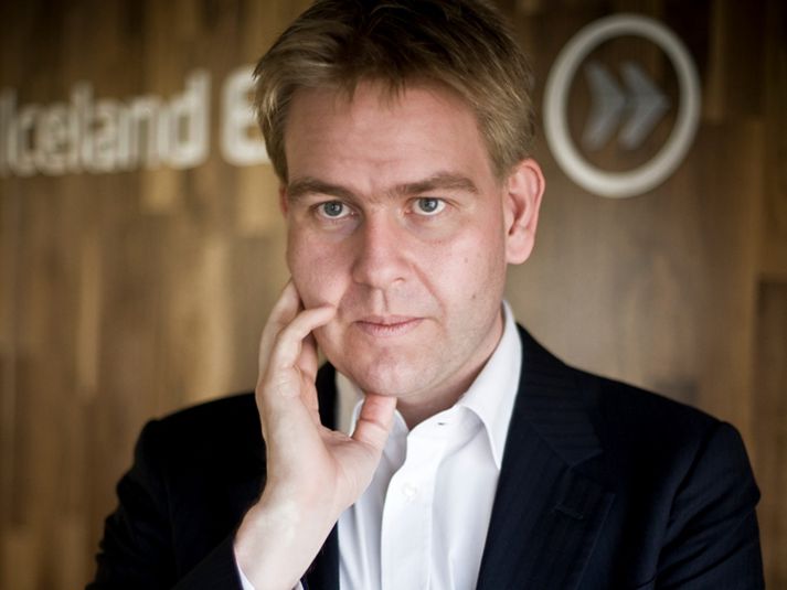 Matthías Páll Imsland forstjóri Iceland Express var plataður.